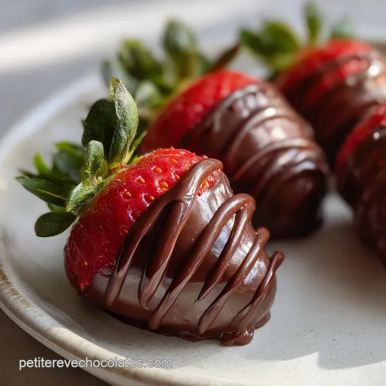 Fraise Chocolat : Coque Craquante