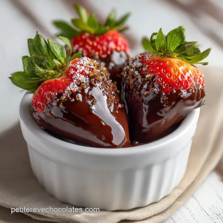 Fraises au Chocolat : Le Gla&ccedil;age Craquant Parfait