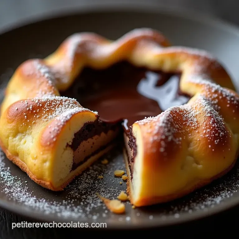 LÉclat Noir Galette des Rois au Chocolat Noir Intense et Crème Pâtissière Légère