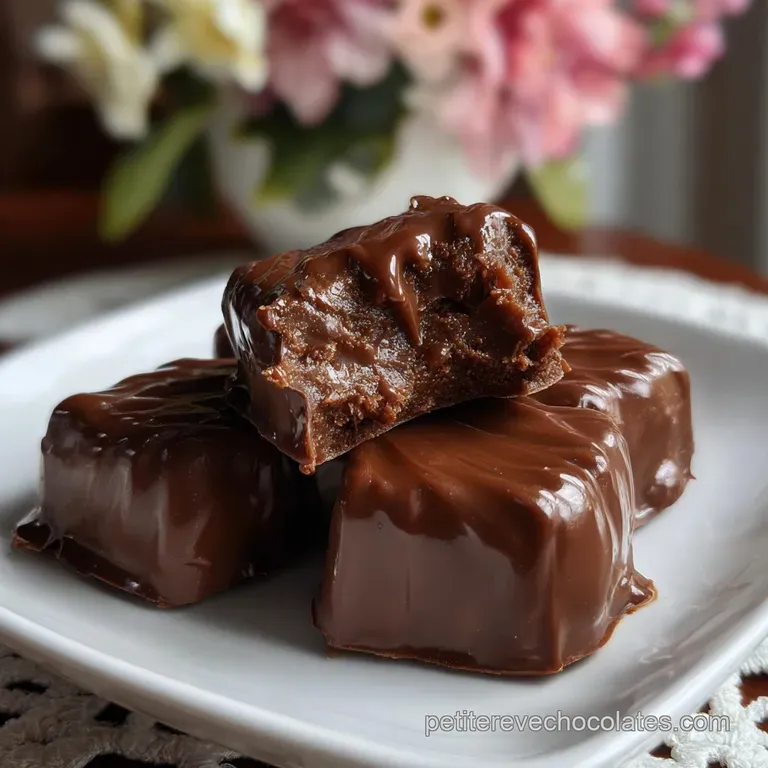 Elegant swirl of dark chocolate ganache in a pristine white bowl, garnished with a single, glistening raspberry. Luxurious...