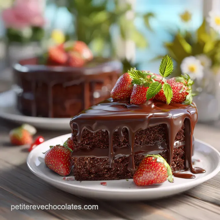 G&acirc;teau Anniversaire Chocolat : Moelleux et Intense