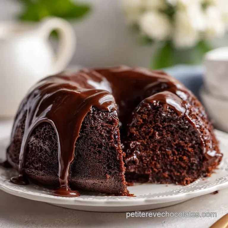 G&acirc;teau au chocolat : Fondant et Intense