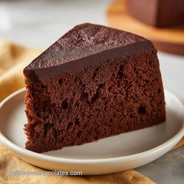 Petit d&ocirc;me chocolat&eacute; entour&eacute; de framboises rouges et d'une feuille de menthe sur une assiette blanche &eacute;pur&eacute;e.