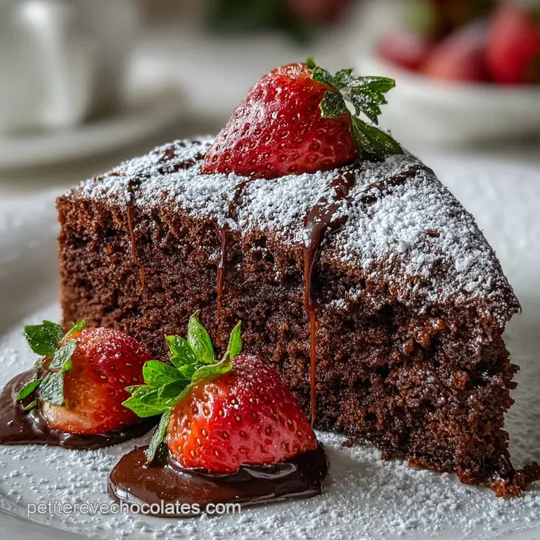 G&acirc;teau au Chocolat Moelleux et Fondant