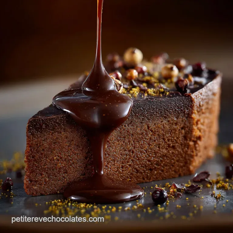 G&acirc;teau Au Chocolat &Agrave; Lhuile De Tournesol : Le Classique Ultra-Moelleux Sans Beurre presentation