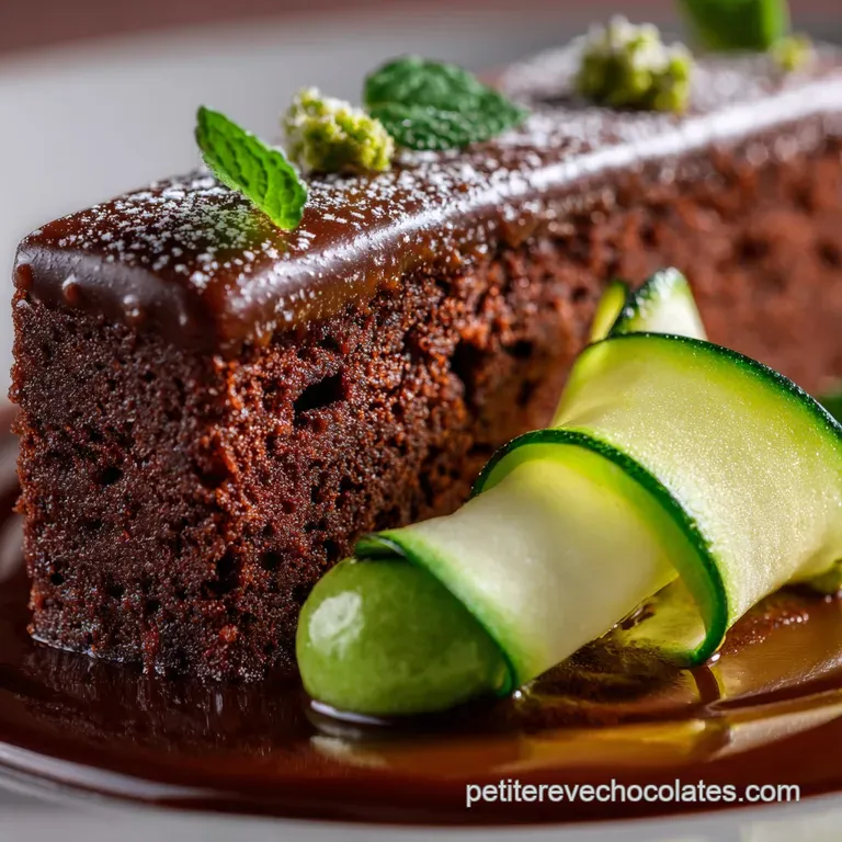 G&acirc;teau Chocolat Courgette Lultime Moelleux Une Recette Facile Et Saine presentation