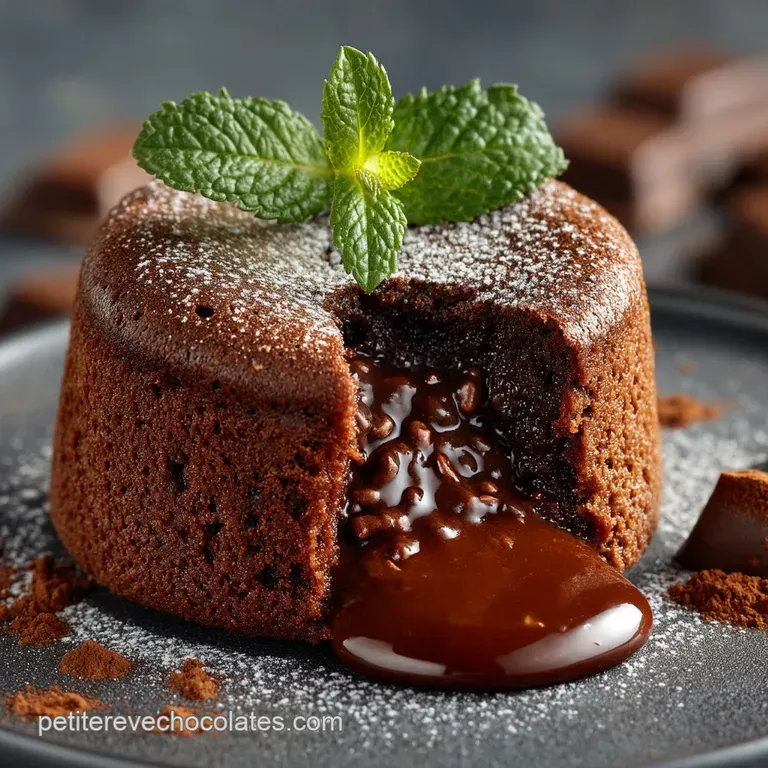 Le MiCuit Parfait Gâteau au Chocolat Noir Fondant digne dun Salon de Thé Parisien presentation