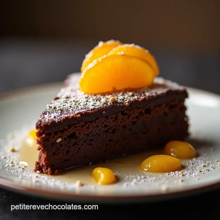 Le Gâteau Velours Noir Moelleux Intense ChocolatMascarpone aux Zestes dOrange
