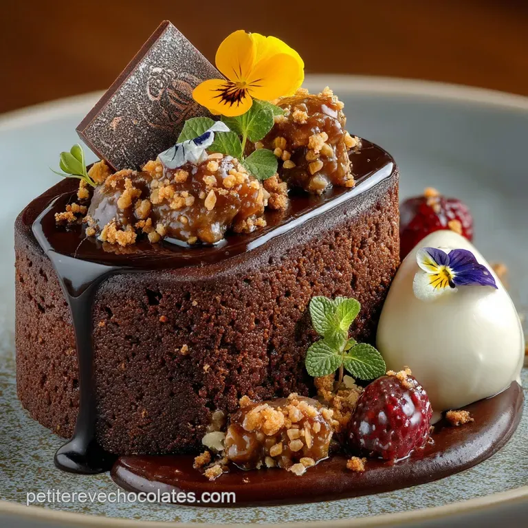 Le Moelleux Inattendu Gâteau au Chocolat Aérien Sans Beurre La Recette des Jours de Fête Léger presentation