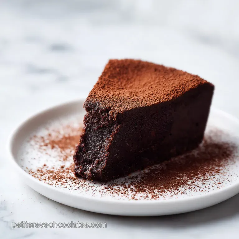 G&acirc;teau Chocolat Sans Farine: Texture Fondante