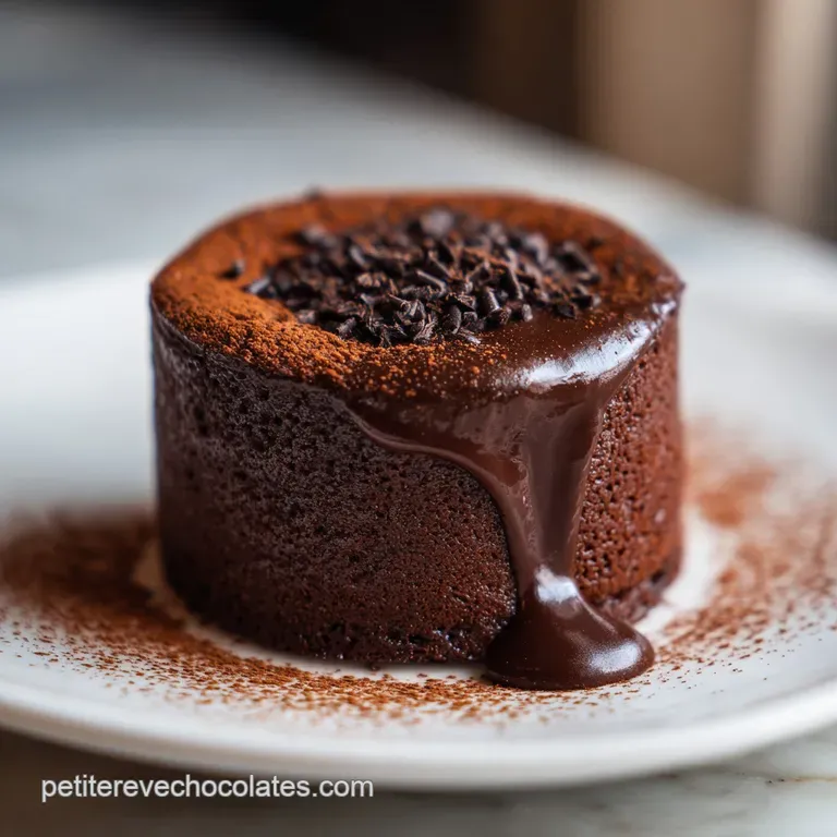 G&acirc;teau Chocolat Sans Farine Intense et Velout&eacute;