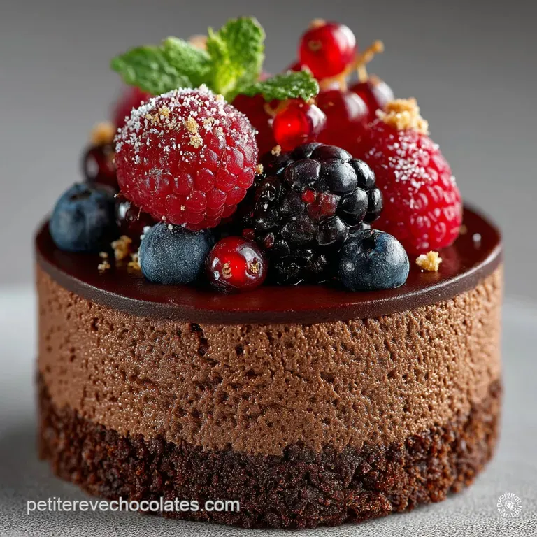 Gâteau Mousse au Chocolat Noir : LExtase Légère