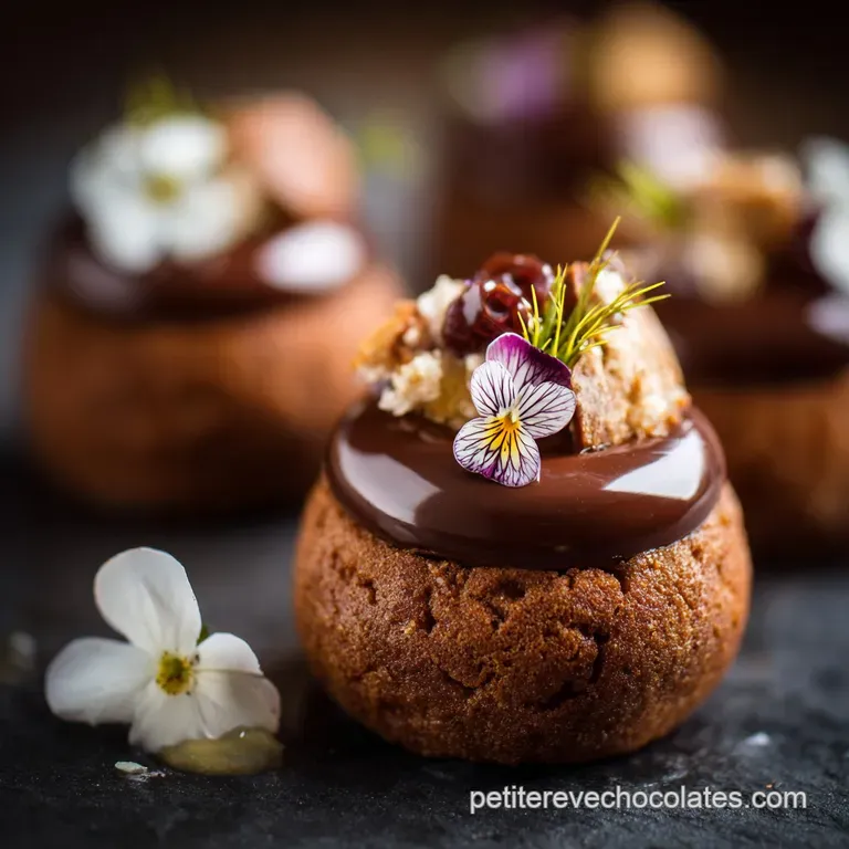 G&acirc;teau De P&acirc;ques Au Chocolat Intense Et Sa Ganache Mont&eacute;e Onctueuse presentation