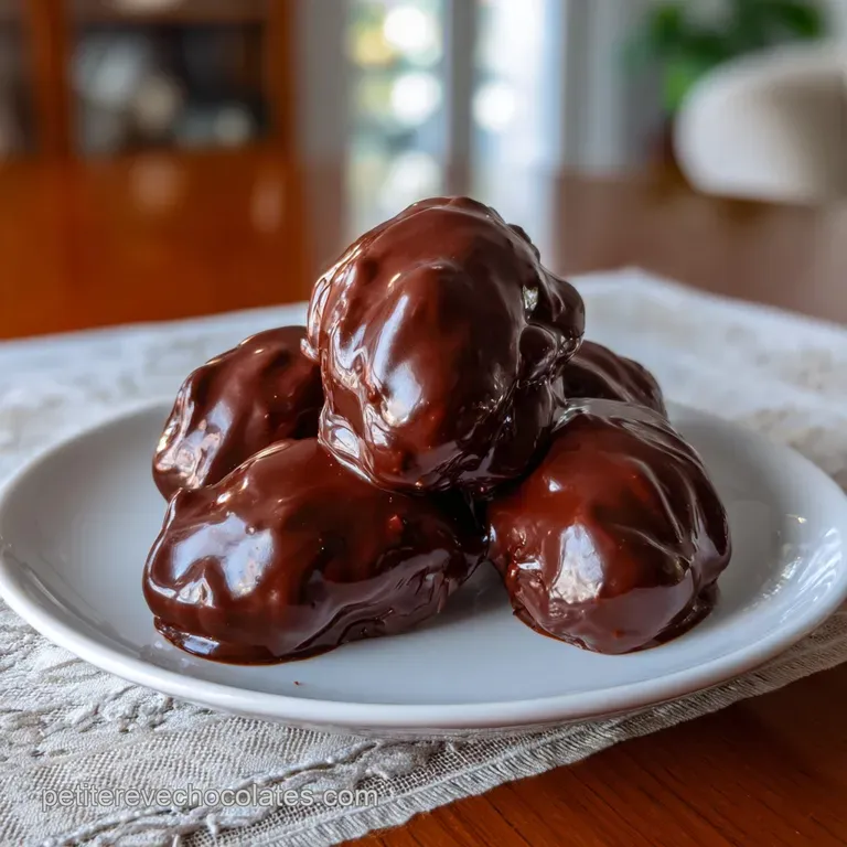 Gla&ccedil;age Chocolat Facile 3 Ingr&eacute;dients Recette Gla&ccedil; Miroir presentation