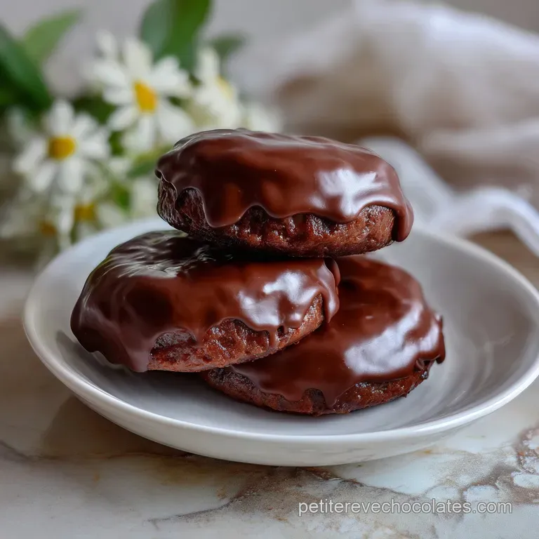 Gla&ccedil;age Chocolat Facile 3 Ingr&eacute;dients Recette Gla&ccedil; Miroir