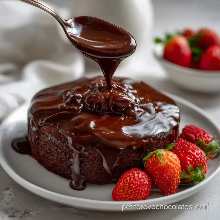 Le Gla&ccedil;age Chocolat Sucre Glace Rapide Recette Gla&ccedil;ag