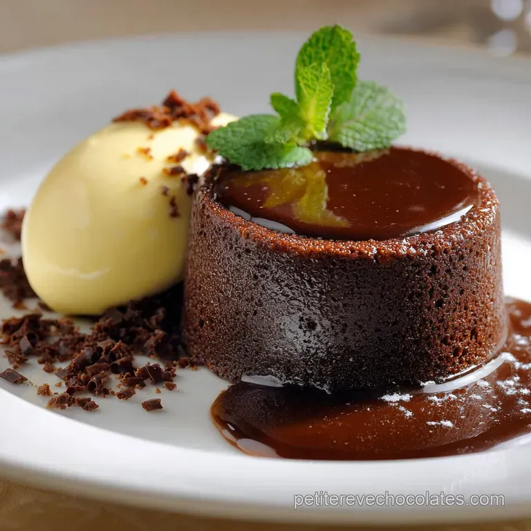 Glace Royale au Chocolat Noir Intense Base Crème Anglaise