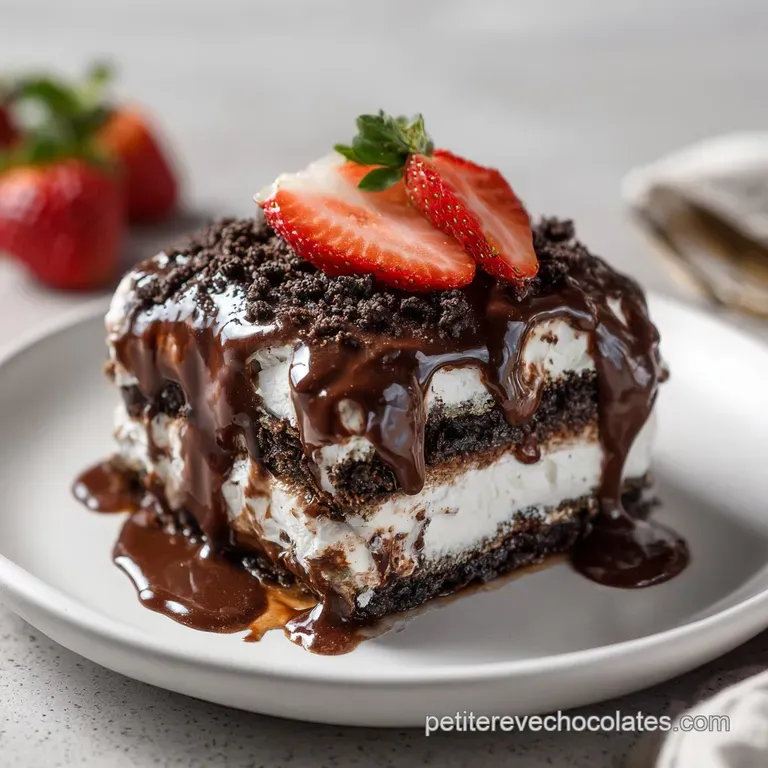 Lasagne au Chocolat Sans Cuisson