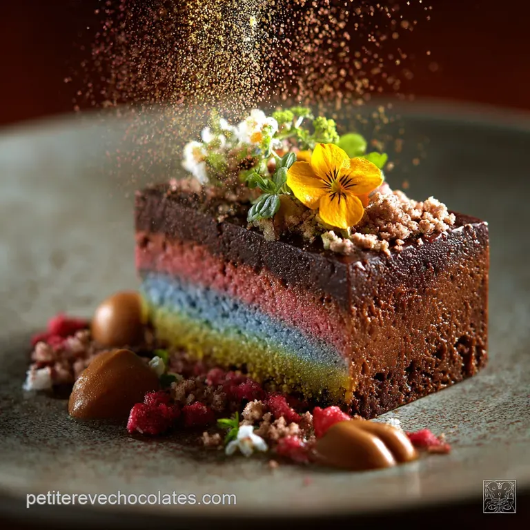 Licorne En Chocolat : La F&eacute;&eacute;rie Chocolat&eacute;e Et Mousse Arc-En-Ciel presentation