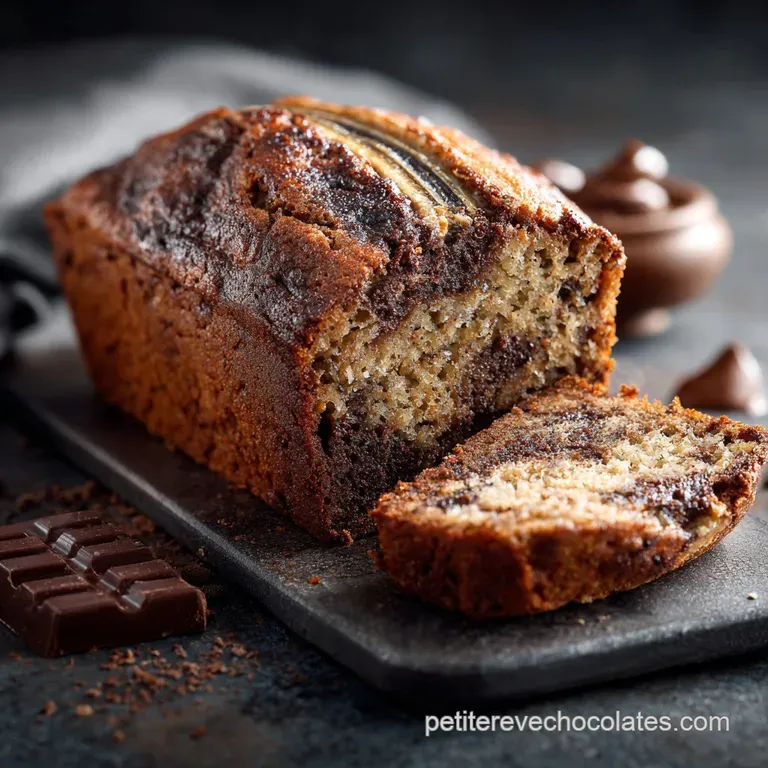 Le Délice Régressif LUltime Banana Bread au Chocolat Fondu