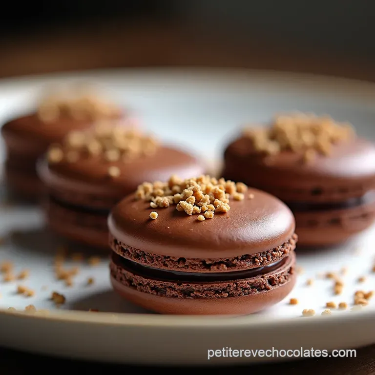 Les Macarons au Chocolat Parfaits LÉlégance CroustiFondante à la Maison