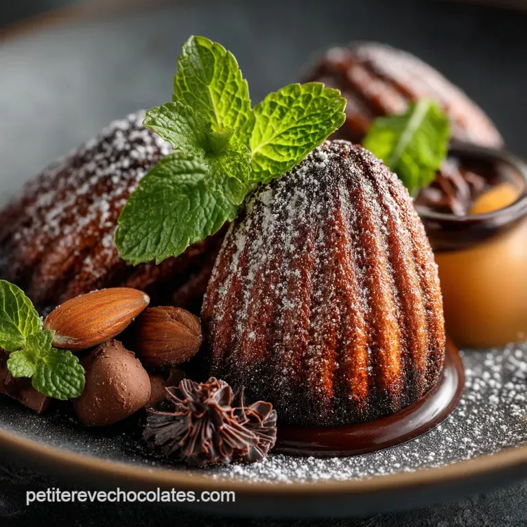Les Madeleines au Chocolat de Proust Le Secret de la Bosse Gourmande presentation