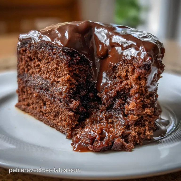 Le Meilleur G&acirc;teau Au Chocolat Fudgy : Moelleux Garanti presentation