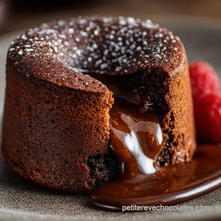 Mi Cuit Chocolat Noir Intense : LÉlégance du Cœur Coulant