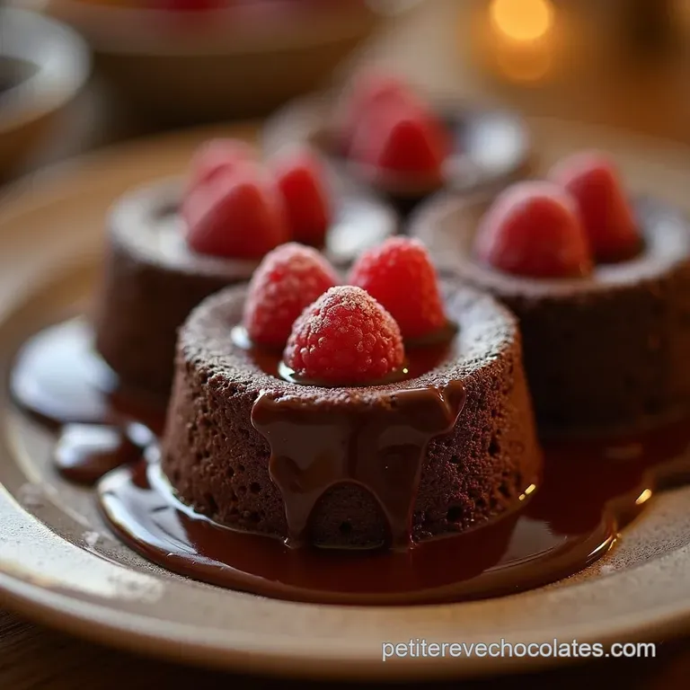 Maître Fondant Les Mini Fondants au Chocolat Cœur Coulant Inratables presentation