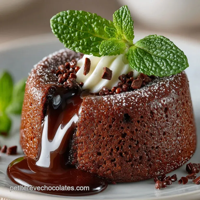 Recette Mini Fondants au Chocolat Le Cœur Ultra Coulant