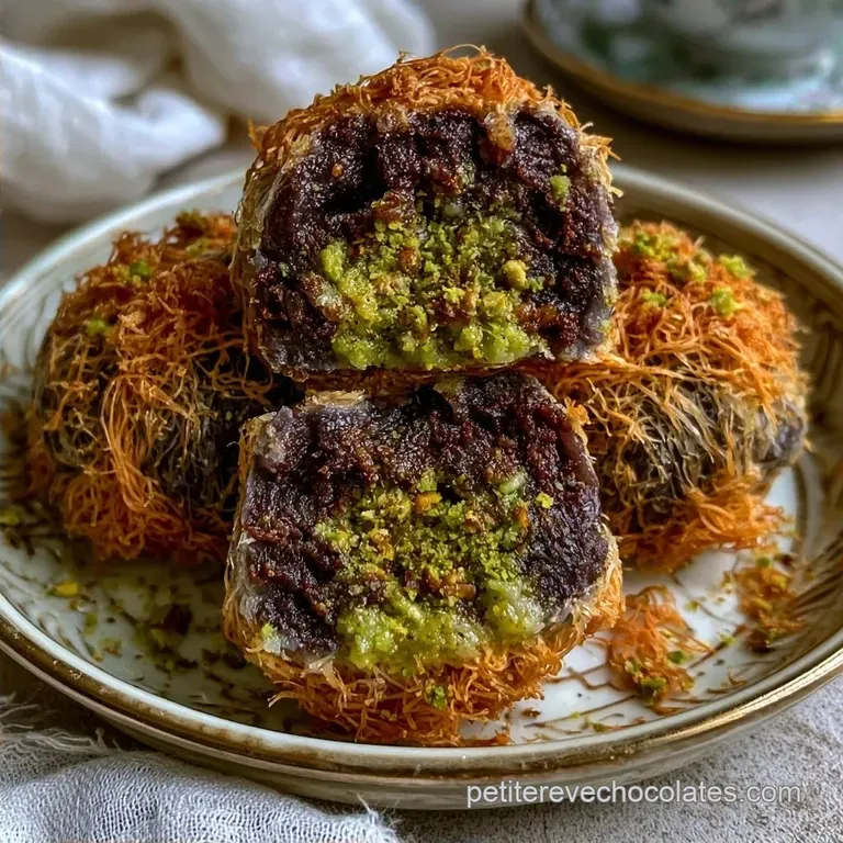 Mochi Chocolat Duba&iuml; au C&oelig;ur Croustillant