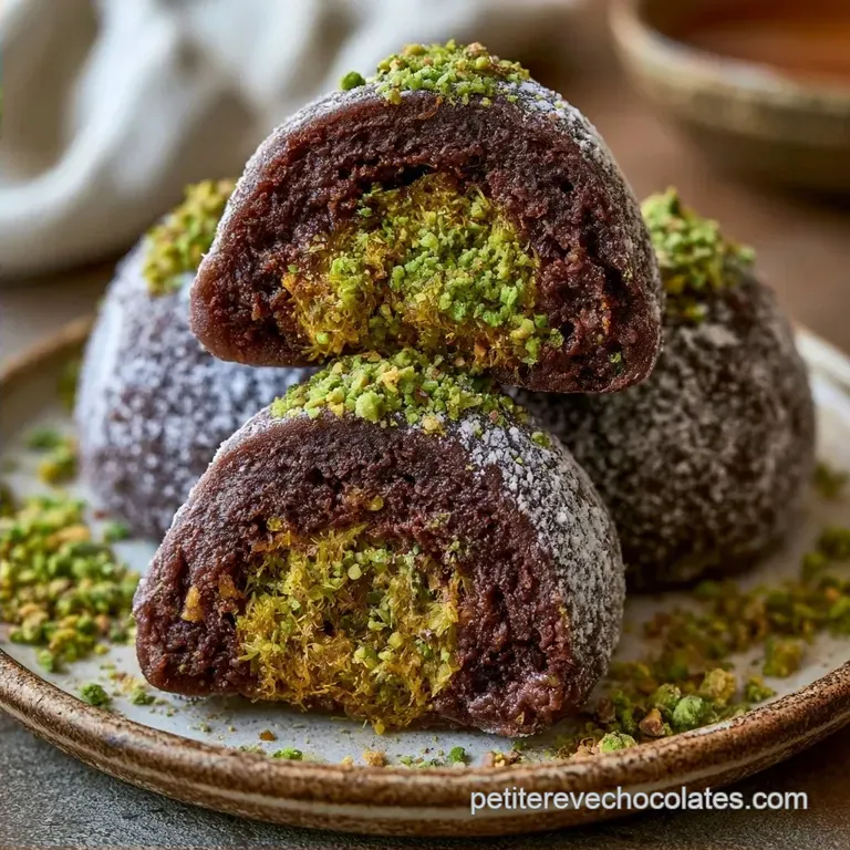Mochi Chocolat Duba&iuml; Maison : C&oelig;ur Croustillant