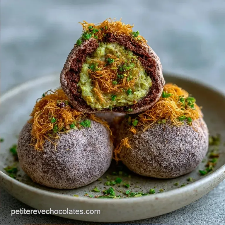 Mochi Glac&eacute; Chocolat Duba&iuml; au Kata&iuml;f
