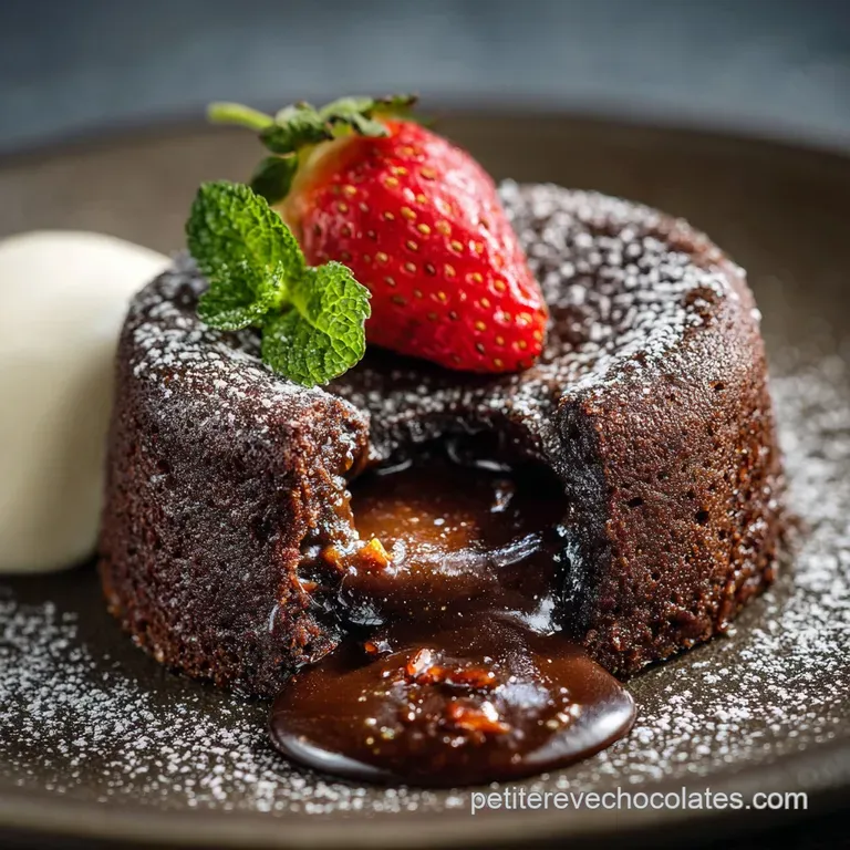 Recette Au Chocolat Le Moelleux C&oelig;ur Coulant Simplicit&eacute; Et Pr&eacute;cision presentation