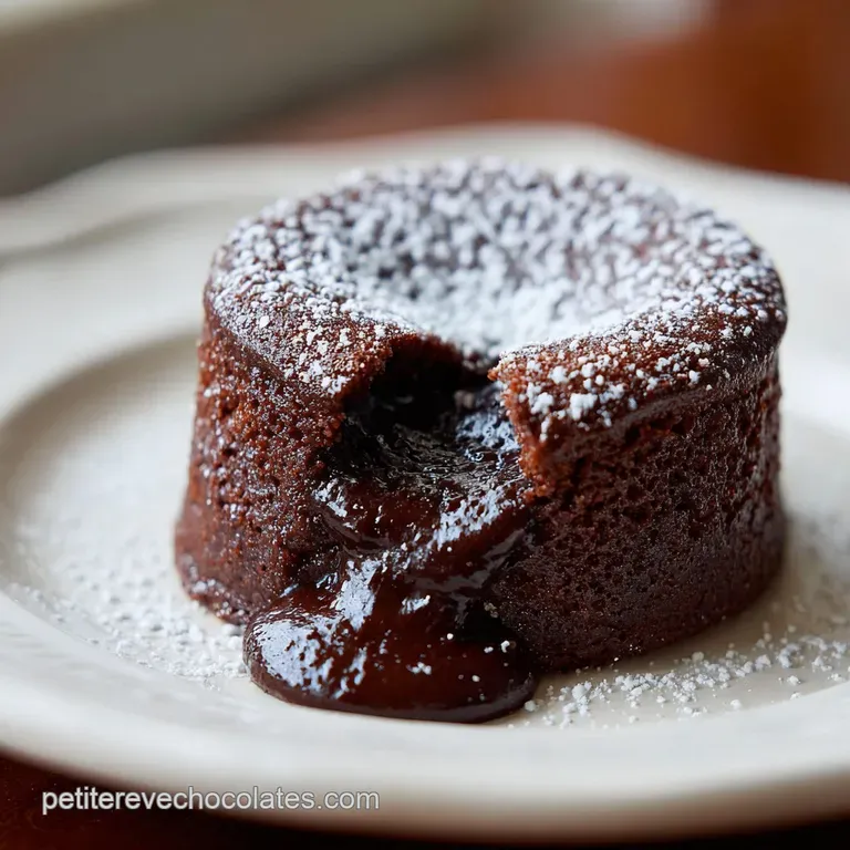 Moelleux au Chocolat Velout&eacute;