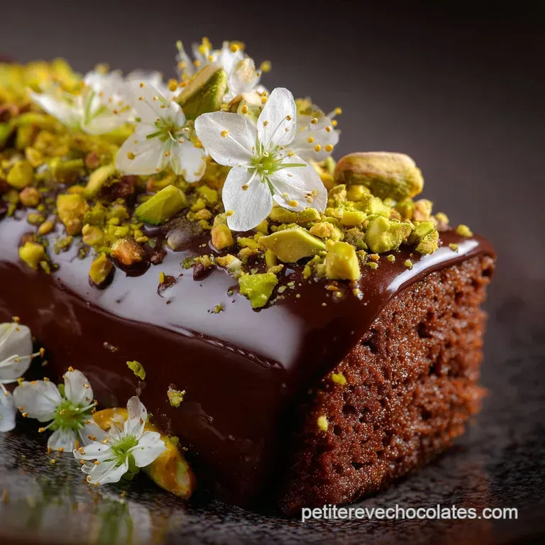 Chocolat El Mordjene : Moelleux au cœur coulant Pistache Fleur dOranger