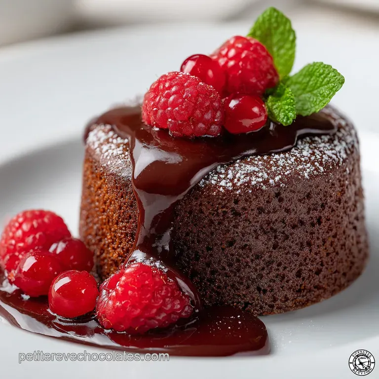 Gâteau au chocolat moelleux : La recette du fondant parfait presentation