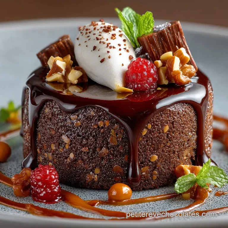 Le Trésor de Nos GrandsMères Moelleux Intense au Chocolat Noir et Noix de Grenoble Torréfiées presentation