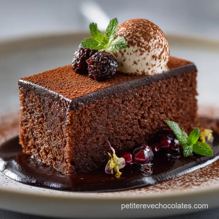 Le Moelleux Cœur de Chocolat Le Classique Français Infusé de Douceur