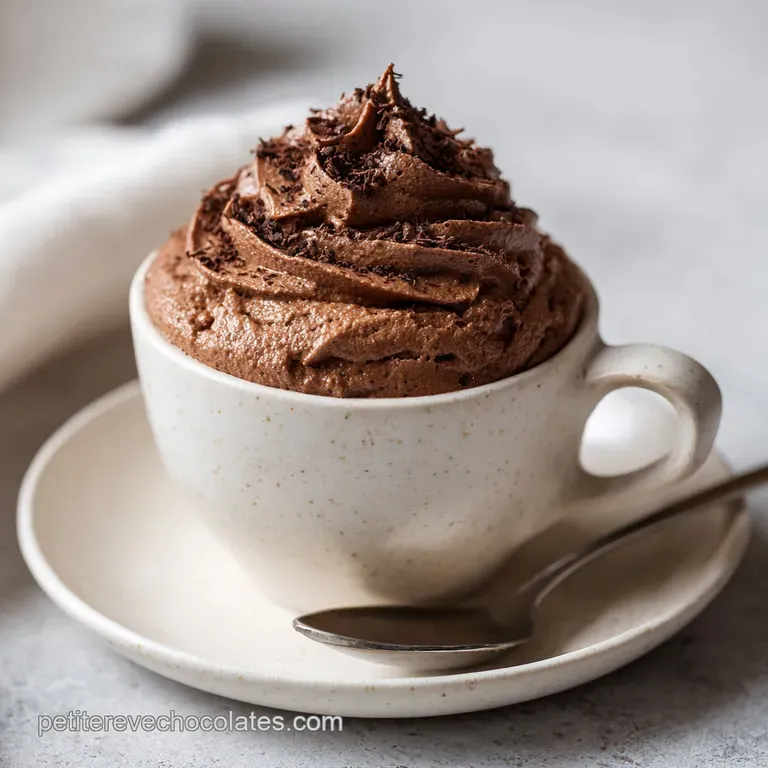 Mousse au Chocolat Vegan &agrave; l Aquafaba