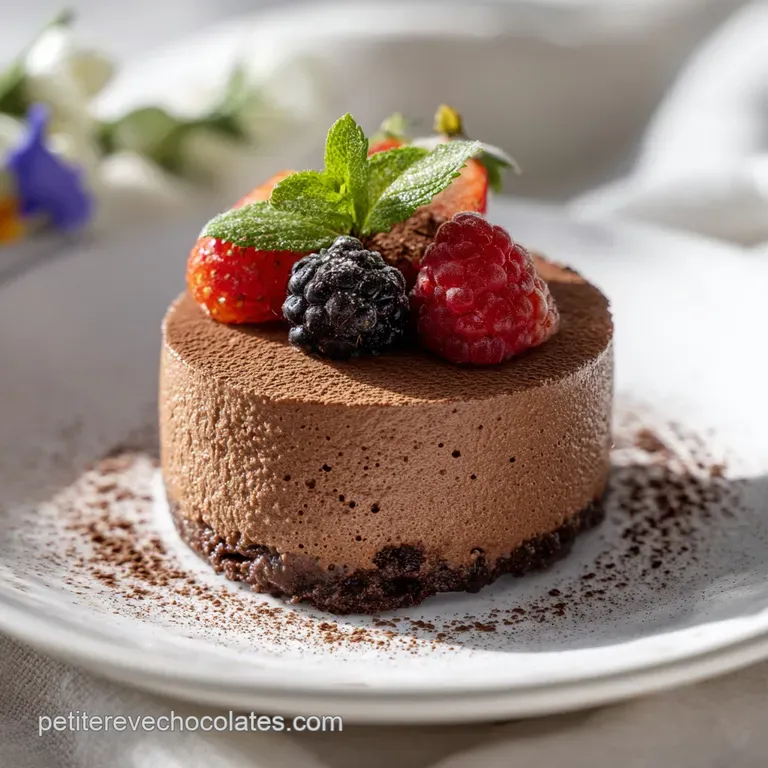 Mousse au Chocolat Intense et L&eacute;g&egrave;re