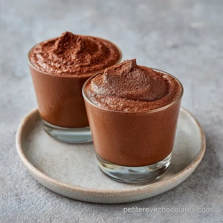 Mousse Au Chocolat Noir: Onctueuse Et A&eacute;rienne