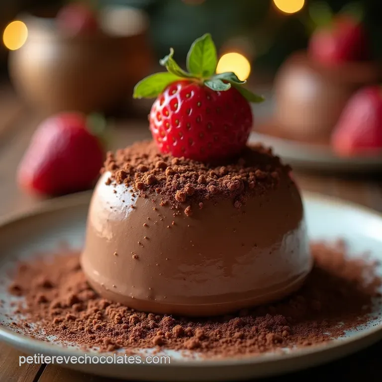 La Mousse au Chocolat Comme chez Mamie Légèreté et Intense Profondeur presentation