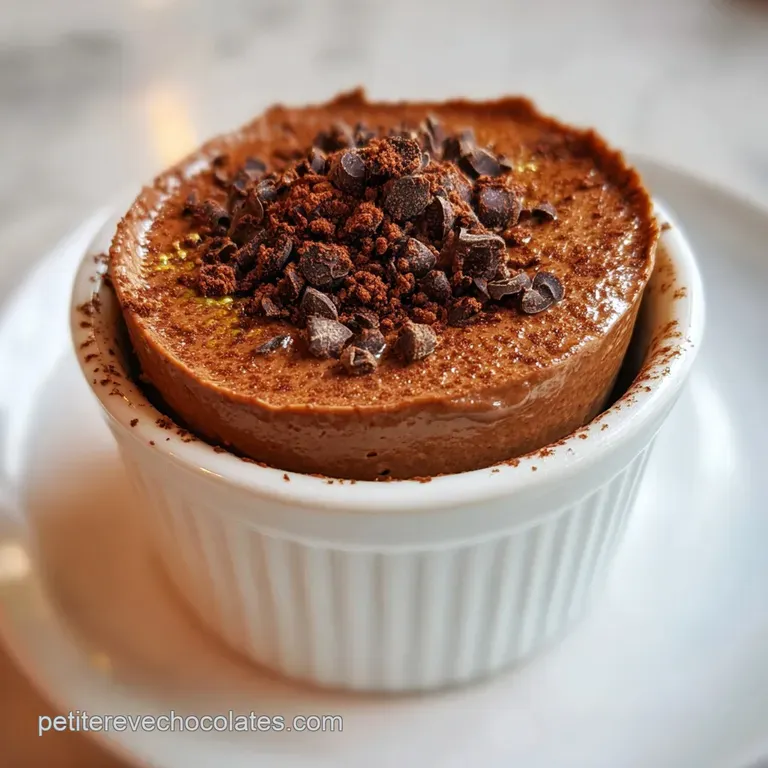 Mousse Chocolat Caf&eacute; : La L&eacute;g&egrave;ret&eacute; Parisienne presentation