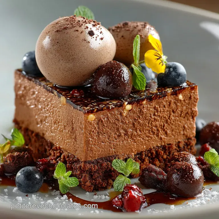 La Mousse au Chocolat Souffle Léger LÉlégance Française en 20 Minutes presentation