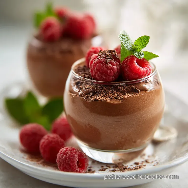 Mousse Chocolat Mascarpone Velout&eacute;e