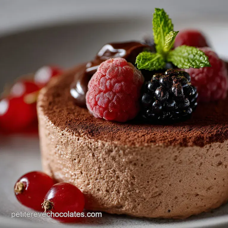 Chocolat Vegan Mousse Au Chocolat Noir Intense Et Secr&egrave;tement V&eacute;g&eacute;tale presentation