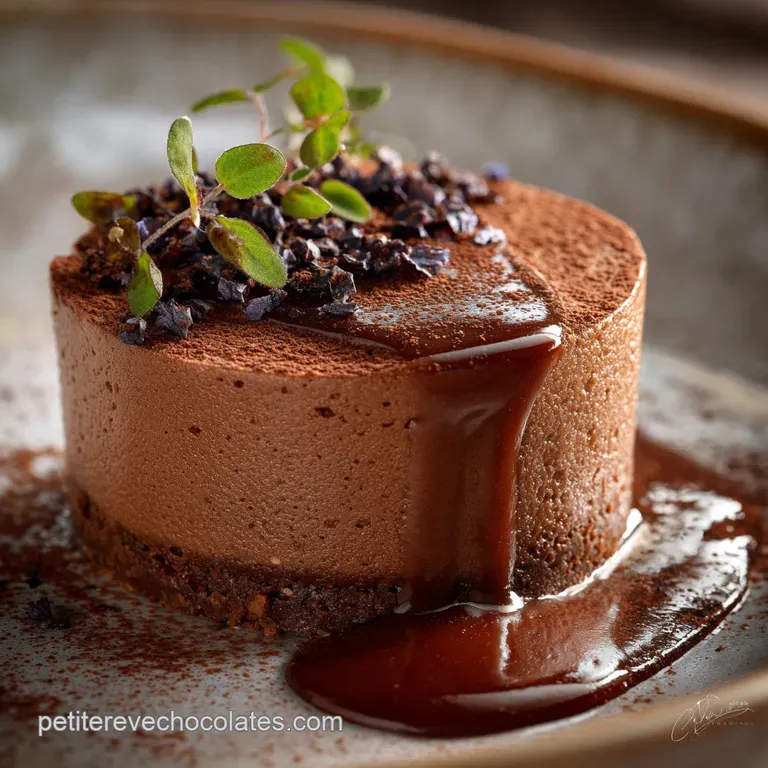 Chocolat Vegan Mousse au chocolat noir intense et secrètement végétale