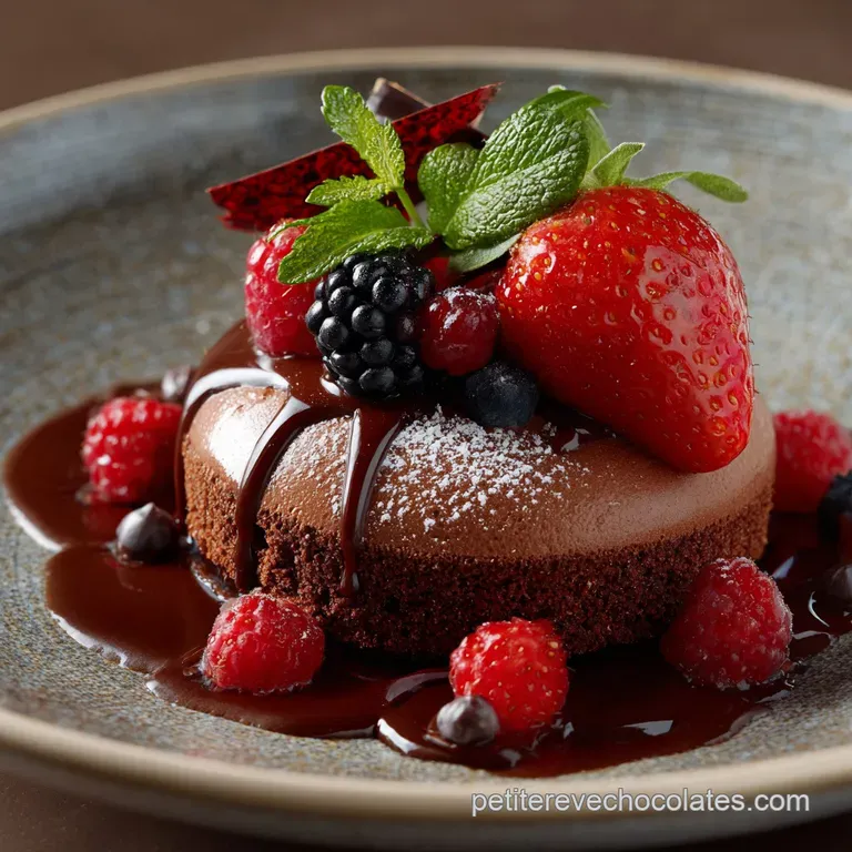 Souris au chocolat : La mousse Grand Cru Noir 70 ultra-aérienne presentation