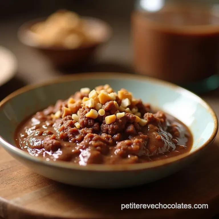 Le Croustillant du Matin Muesli Maison Intense au Cacao et Éclats de Noix de Pécan presentation